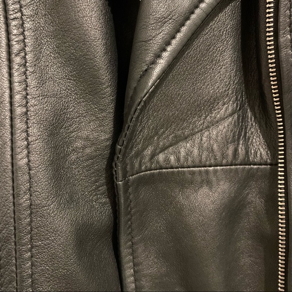 Zara Real Leather Jacket - Picture 5 of 12
